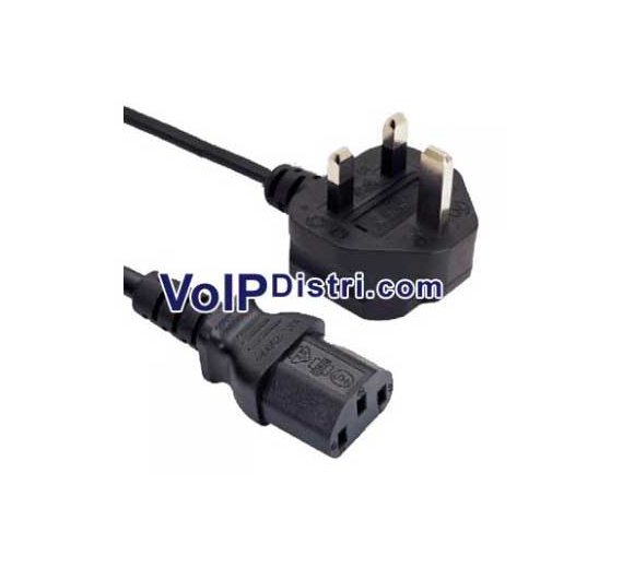 IEC connector to British / UK plug (Length 1.80m)