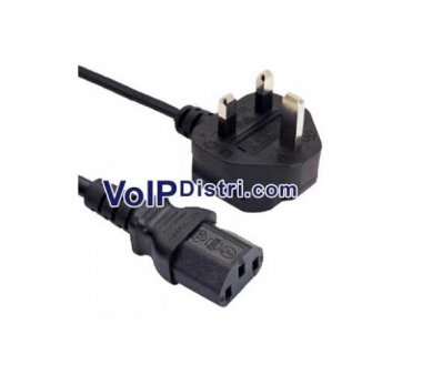 IEC connector to British / UK plug (Length 1.80m)