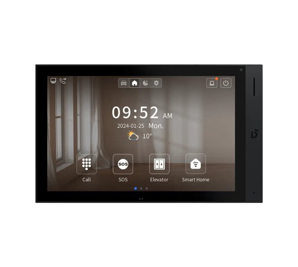 Dnake H618A 10.1 Zoll Indoor Monitor (Android 10, WLAN, Kamera)
