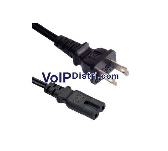 Plug-double slot jack to USA plug (Length 1.80m)