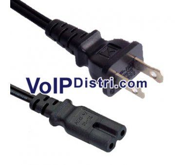 Plug-double slot jack to USA plug (Length 1.80m)
