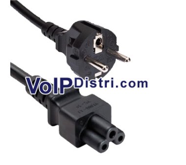 Mickey Mouse plug to Europlug Schuko - connection on top...