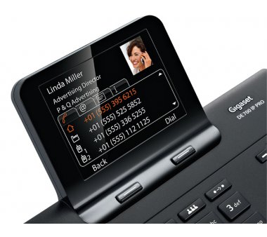 Gigaset DE700 PRO VoIP phone with original Gigaset firmware (Gigaset / Elmeg IP130 Label)
