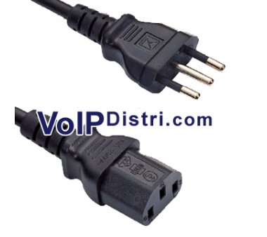 IEC connector to IT plug (Length 1.80m)