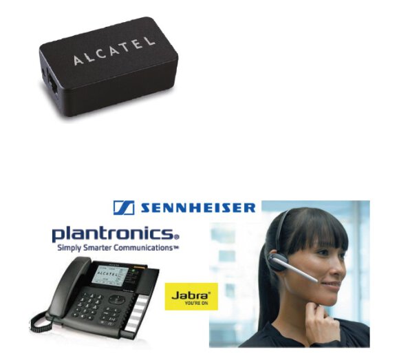 ALCATEL Temporis IP Wireless Headset Adapter (baugleich Yealink EHS36), EHS Adapter für DECT Headset