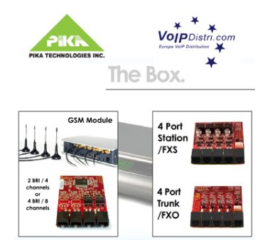 Pika WARP2 for Asterisk Telephony Appliance (includes 1 FXS)