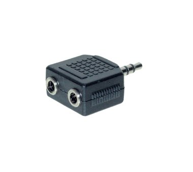Stereo plug 3.5mm - 2 stereo jacks 3.5mm