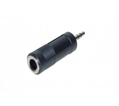 3 pin stereo plug 3.5mm - 3 pin stereo jack 6.3mm