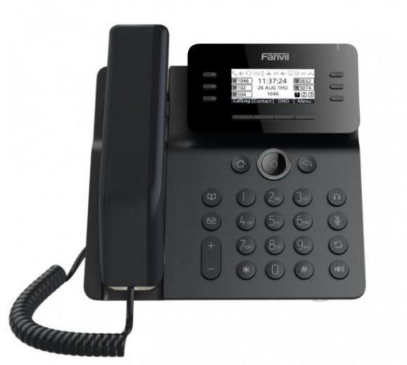 Fanvil V62 Einstiegs IP-Telefon mit Monochrom-Display (schwarz/weiß)