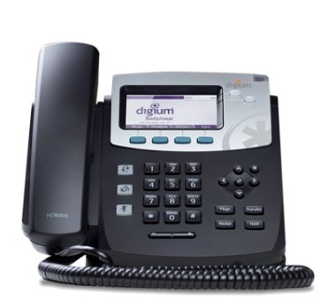 digium D40 IP Phone with icon key, 2-line, Designed for...
