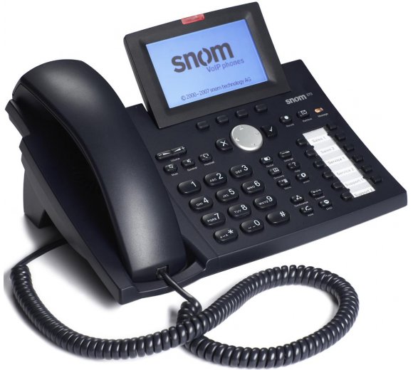 snom 370 V2 (OpenVPN, XML  support, desk phone or wall mounting), without power supply