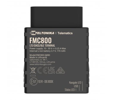 Teltonika FMC800 OBD-II GPS Tracker (4G LTE CaT1 / 2G:...