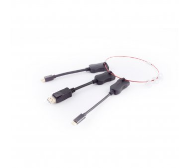 HDMI-A adapter set, display port/ mini display port/ USB-C connector, 4K60Hz