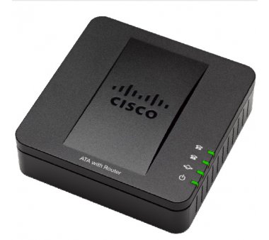 Cisco Small Business Analog Adapter SPA122 Telefonadapter mit 2 FXS Ports und Router