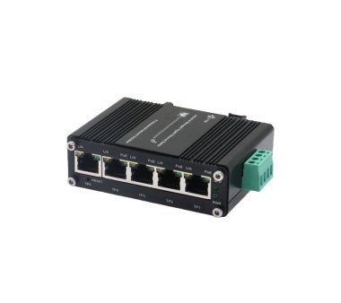 Mini Industrial managed managed Gigabit PoE+ Switch (4x...