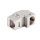 Keystone RJ45 connector, CAT 6A, angled, STP