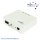 ALL168607 SmartLink-MIMO PLC Coaxial Hybrid Powerline Konverter, 600MBit/s HomePlug AV2 Adapter für bis 15 Knotenpunkte