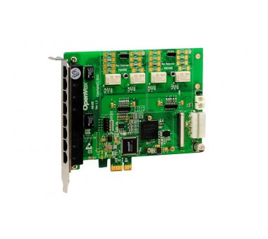 OpenVox A810EF11 8 ports PCI-E analog card with failover function + 1 FXS400 +1 FXO400