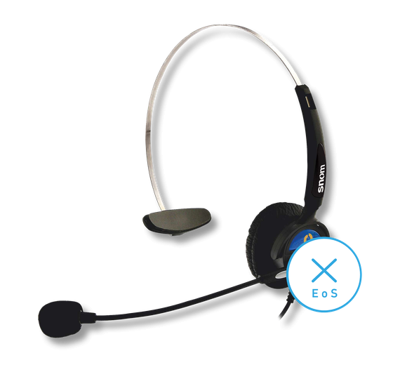 snom HS-MM2 Headset (Kompatibel: snom 190/320/345/360/370/375/820/821/870/710/715/720/725/745/760/765)