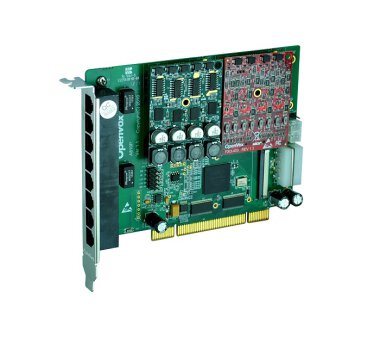 Openvox A810P 8 Port Analog PCI card base board (ohne...