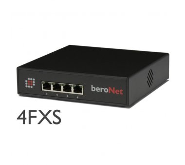 beroNet Analog Line 4FXS Small Business Line with 2S0...