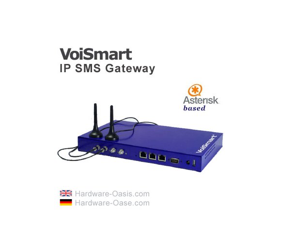 VoiSmart VoIP/GSM/SMS Gateway is an Asterisk-based IP gateway