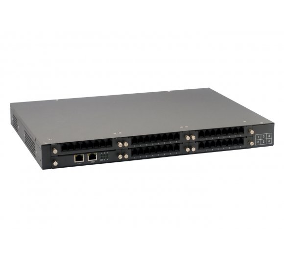 OpenVox VS-GW1600-40S mit 40 FXS Analog RJ11 FXS Nebenstellen (Telefon/Fax), 19" Hybrid VoIP Gateway