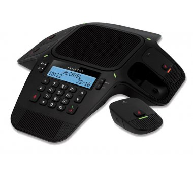 Alcatel Conference 1800 CE, Analog conference telephone with 4 detachable DECT microphones and LCD Display (up to 15 participants)
