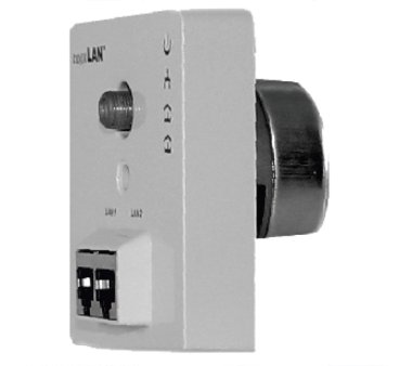 coaxLAN CL24BK, DSL/LAN 200 MBit/s (Modem & Socket for...