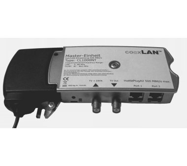 coaxLAN CL1000NT (kaskadierbar), Einspeiseweiche für bis...