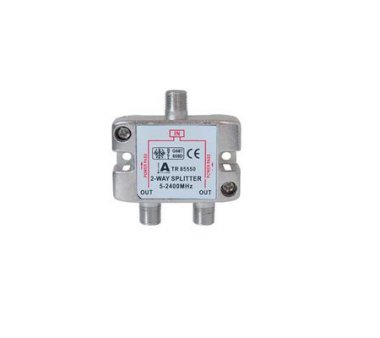 2-way 5-2400 MHz Coax Splitter with F-Connector for...