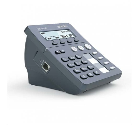 ATCOM AT800DP Call Center IP-Phone with PoE Port + ADD-COM ADD-880 binaural Headset
