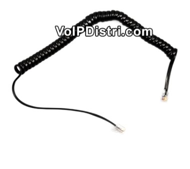 Snom Handset coil cord blue/black for D3XX, 3XX series...