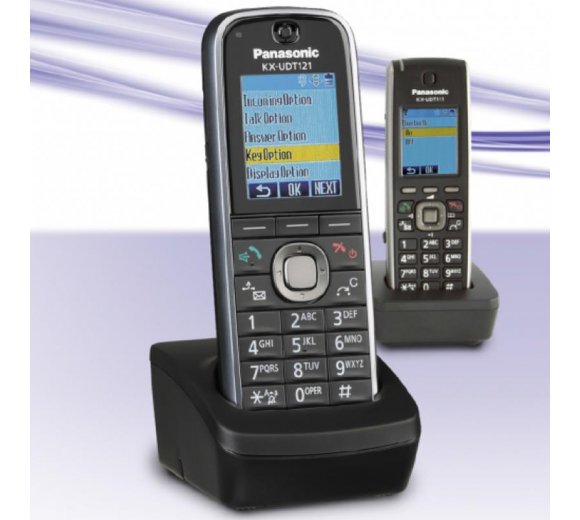 Panasonic KX-UDT121 Slim and light DECT handset with Built-in Bluetooth and Vibration call alert