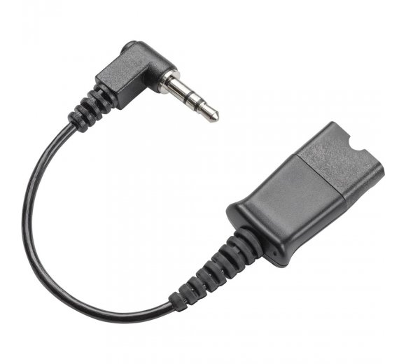Plantronics Kabel QD 3.5mm (4-pole) to plug connection  (Compatible: Auerswald COMfort300 / Agfeo T15/ST15 / Elmeg CA50 / Grandstream - BT101, BT200, GXP2000 V.1)