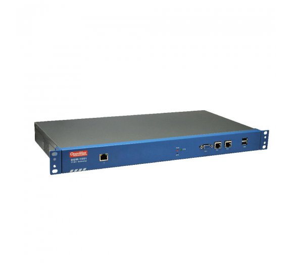 OpenVox DGW1001(R) 1 port E1/T1 Digital VoIP Gateway mit Redundanten Netzteil (Redundant Power); Signalling: PRI/R2/SS7
