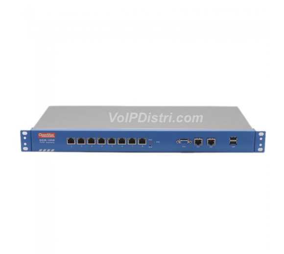 OpenVox DGW1008R 8 port E1 Digital VoIP Gateway mit Redundanten Netzteil (Redundant Power)