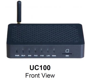 Dinstar UC100-1S1O All-in-one Box (VoIP Gateway with options SIP, 1x FXS, 1x FXO + WIFI), IMEI/PIN Code Management