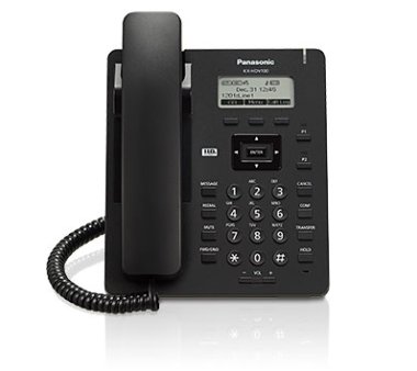 Panasonic KX-HDV100 SIP Telefon, schwarz