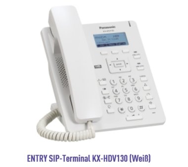 Panasonic KX-HDV130NE ENTRY SIP-Terminal, white