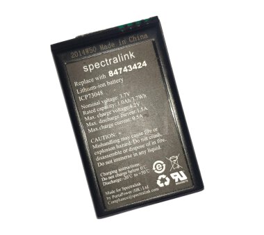 Polycom KIRK Standard battery for 50xx (Identical: 84743418), compatible with Polycom 5020 5040, KIRK Spectralink 5020 5040, Aastra 6020 and AGFEO Dect 50