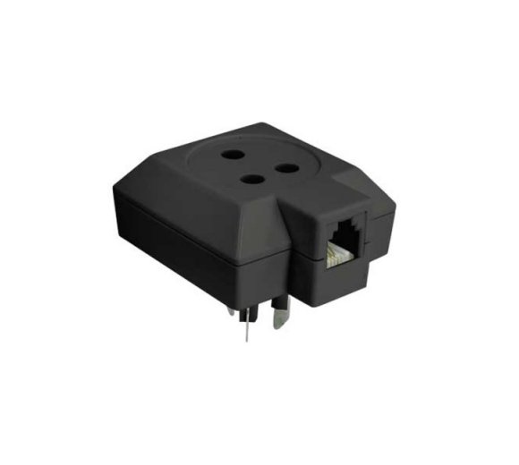 Telephone adapter Finland/Norway Plug on RJ11 female connector