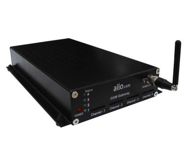 ALLO 4 Port GSM VoIP Gateway (VoIP calls to GSM, Email to...