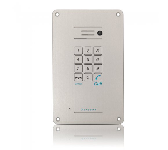 ITS Telecom Pancode Piezo IP Türsprechanlage (972), Sensor Touch-on-Metal Tastenfeld, extra Vandalismusschutz, IP55, Unterputzmontage