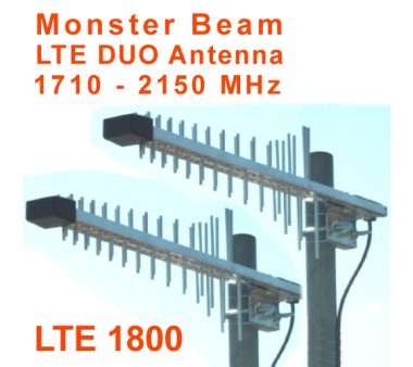 Wittenberg 2 x LAT54 LTE 1800 Antenna, Duo SET, LTE...