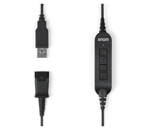 Snom ACUSB USB Controller Cable for Snom UC ready headsets A100 M/A100D