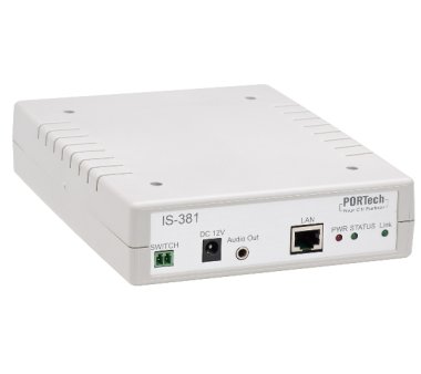 Portech IS-381 1 port IP Audio Gateway (No AMP)