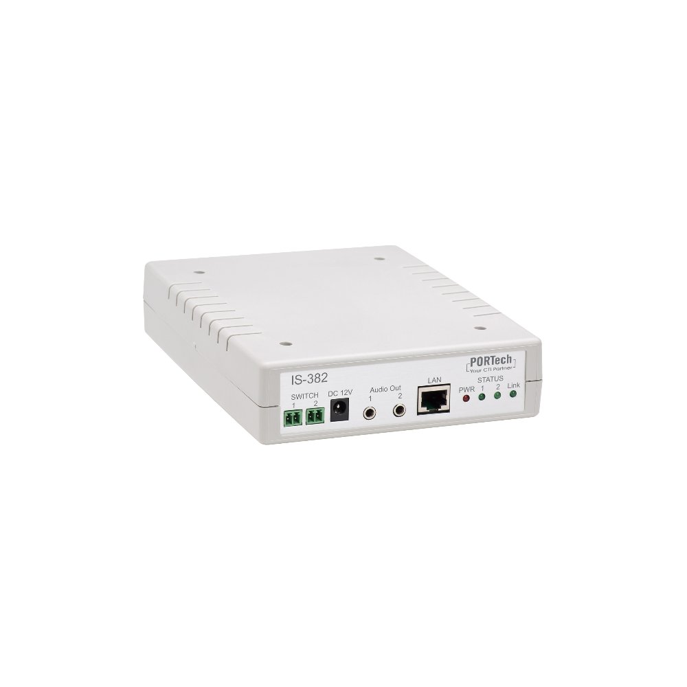 Portech IS382 2 port IP Audio Gateway (No AMP), 264,95