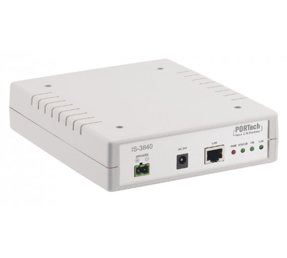 Portech IS-3840 IP Audio Gateway (inklusiv AMP)
