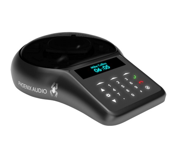 PhoenixAudio Spider IP MT505 SIP conference phone & USB to your computer such as applications suitable for Vidyo, BlueJeans, FuzeBox, Skype, Microsoft Lync, etc.